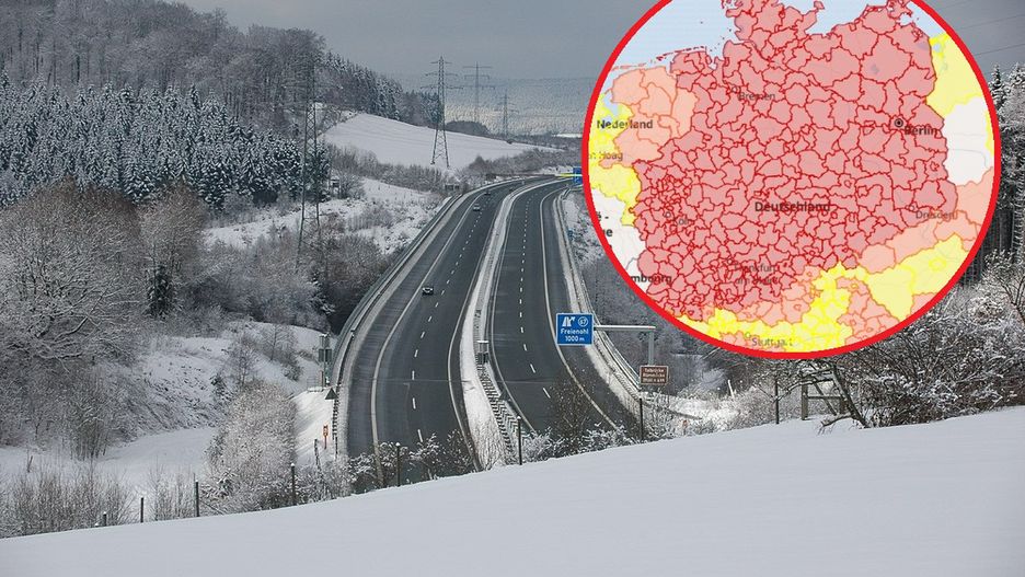 Gołoledź w Niemczech