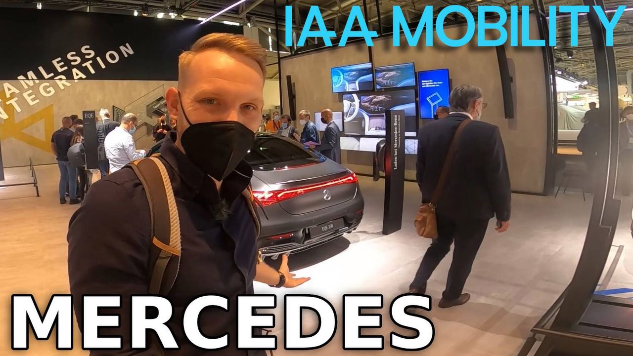 Mercedes na IAA 2021 - elektryki, wszędzie elektryki!