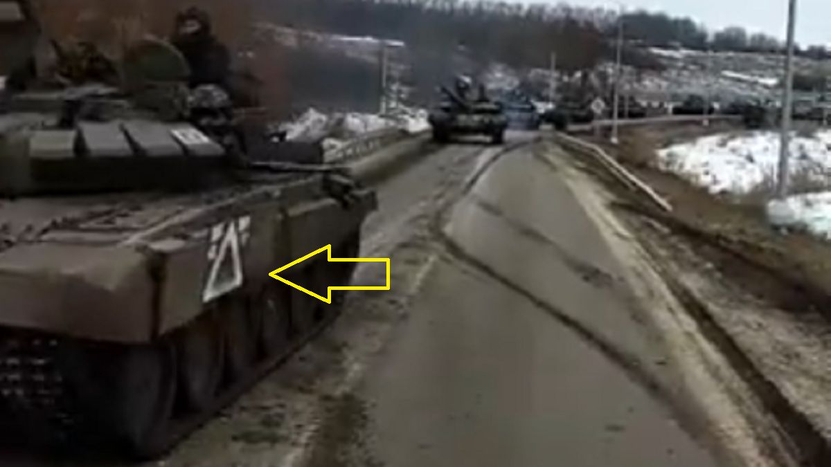 Tego jeszcze nie było. Tajemnicze oznaczenia na rosyjskich (fot. Tiktok)