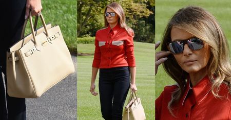 Melania Trump z torebką za 40 tysięcy