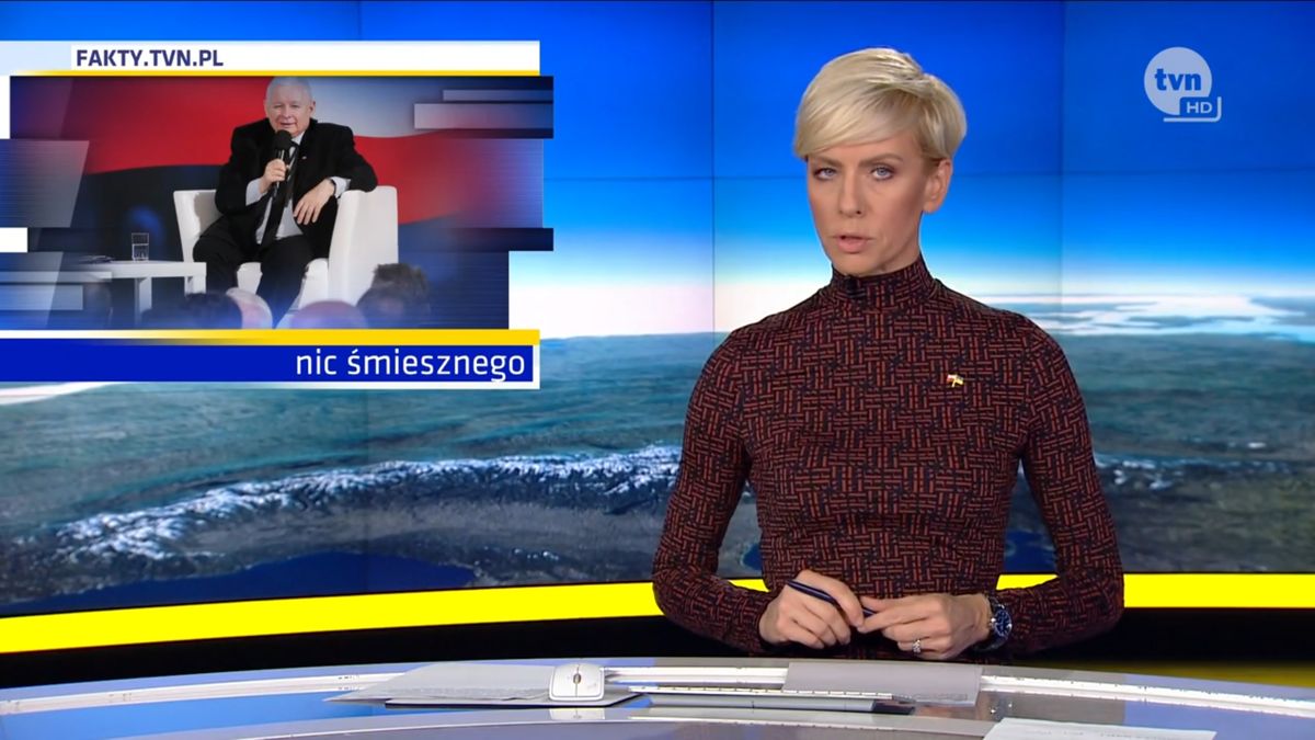 Anita Werner i "Fakty" kontynuują krytykę Jarosława Kaczyńskiego po słowach o "dawaniu w szyję"