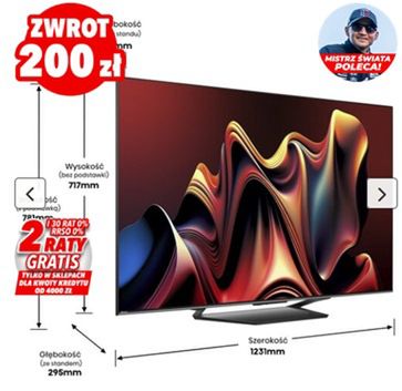 Promocja na telewizor Hisense w Media Expert