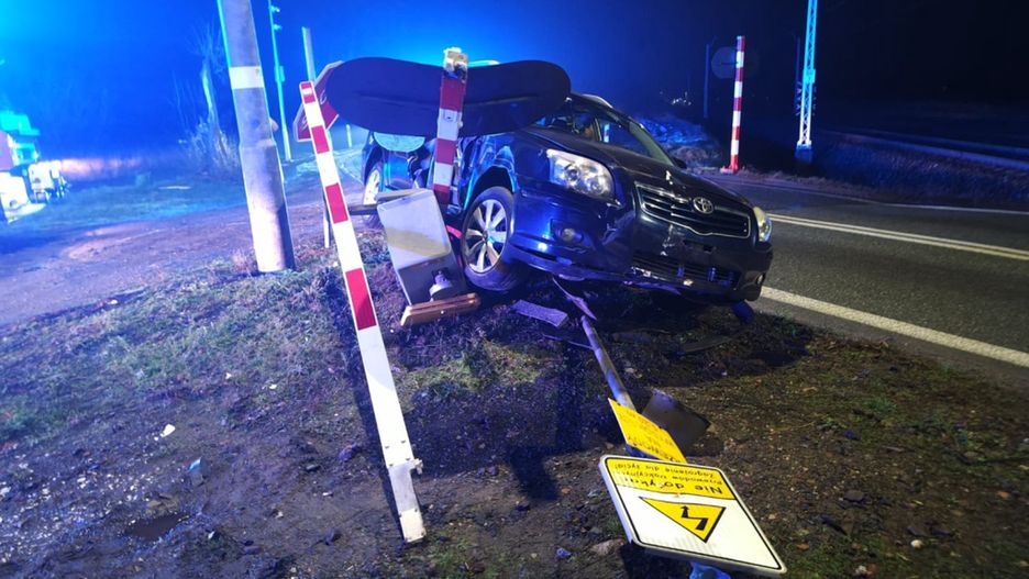 Zdjęcie z miejsca wypadku