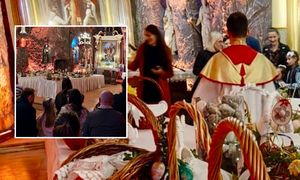 Święconki 212 m pod ziemią. Tak wyglądały w kopalni soli w Bochni