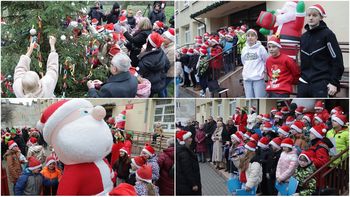 Włocławek: Ubieranie choinki 2025 przy Szkole Podstawowej nr 3
