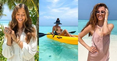 Izabella Krzan relacjonuje rajskie wakacje na Malediwach: opalanie "na raka", wycieczka kajakiem z partnerem i porcja ciekawostek... (ZDJĘCIA)