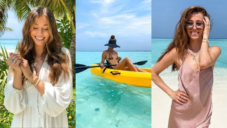 Izabella Krzan relacjonuje rajskie wakacje na Malediwach: opalanie "na raka", wycieczka kajakiem z partnerem i porcja ciekawostek... (ZDJĘCIA)