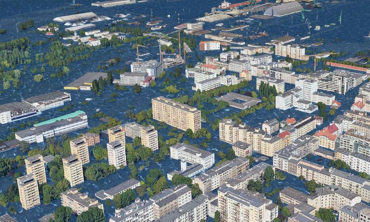 Wiele miast znajdzie się pod wodą? Rosyjski ekspert ostrzega - Śródmieście w Gdyni. Jak zmieni się z powodu zmian klimatu?