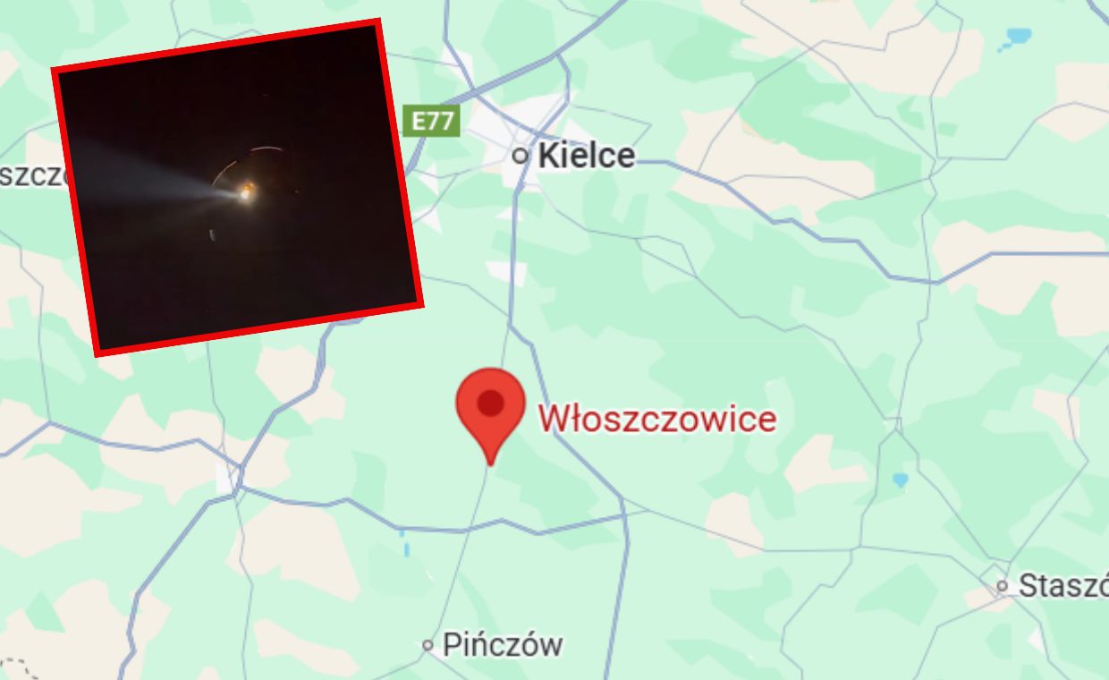 Jasny obiekt na niebie nad Kielcami. Jest komunikat wojska