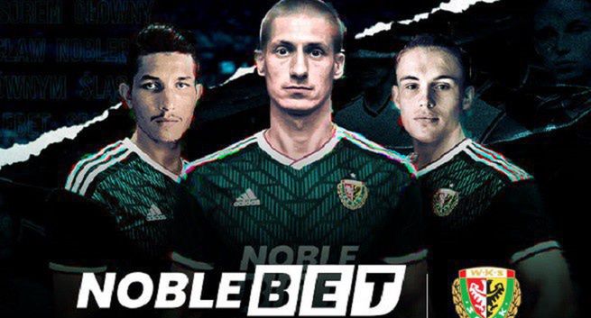 Noblebet sponsorem głównym Śląska Wrocław