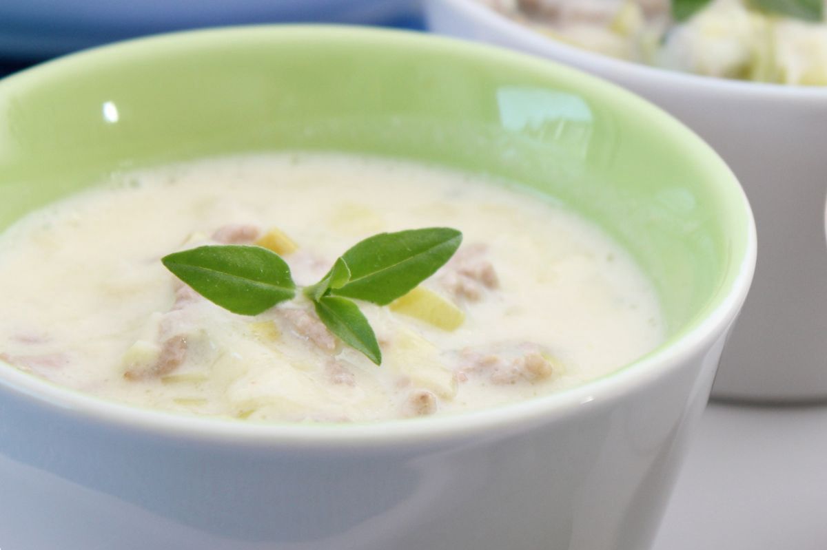 German cheese and leek soup: A hearty embrace for dinner