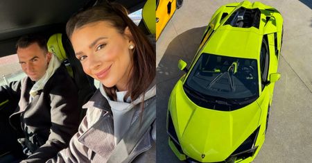 Klaudia Halejcio i jej wiosenna sesja przy aucie za 3,5 miliona złotych. Robi wrażenie? (ZDJĘCIA)