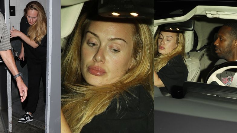 Adele bez makijażu na randce z partnerem