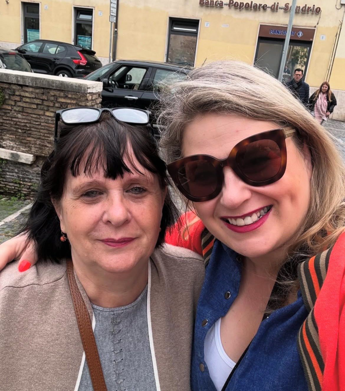 Elżbieta Romanowska z mamą