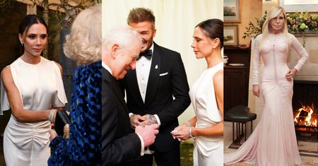 Beckhamowie dokazują na brytyjsko-włoskim spotkaniu u króla Karola i królowej Camilli. Wpadła też Donatella Versace