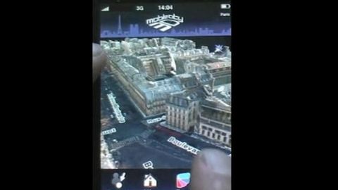 Mobile 3d City i Paryż pod palcami 1
