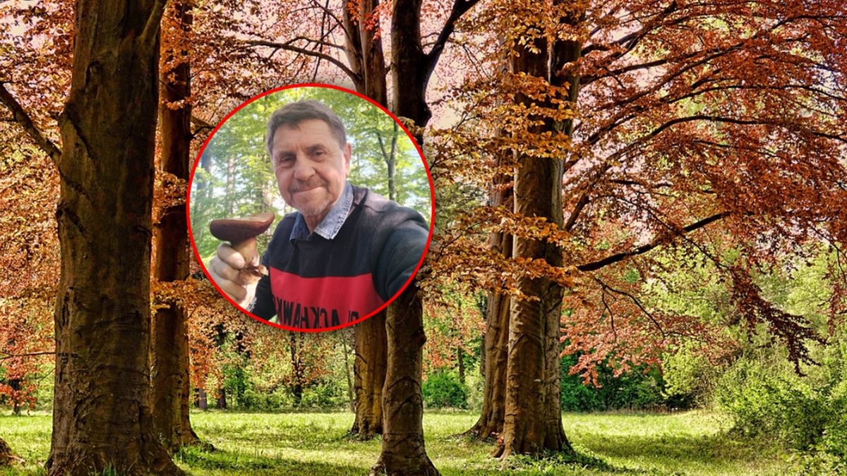 Grzyboznawca Justyn Kołek.