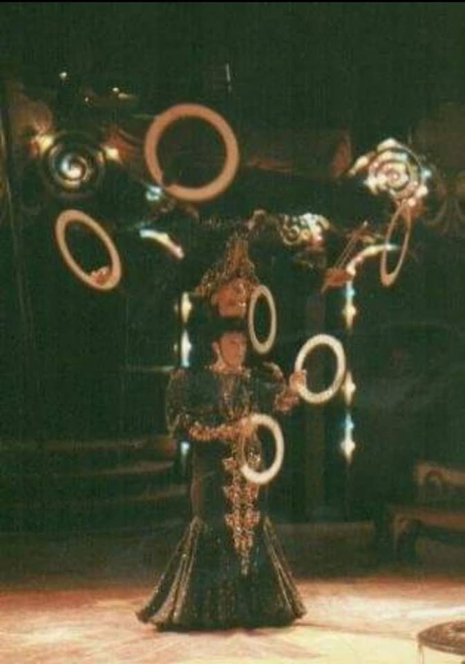 Rodzice Corinne podczas swojego pokazowego numeru. Wszystko jak zwykle "na głowie pani Bożenny"