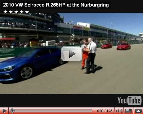 Prezentacja Scirocco R na Nurburgringu