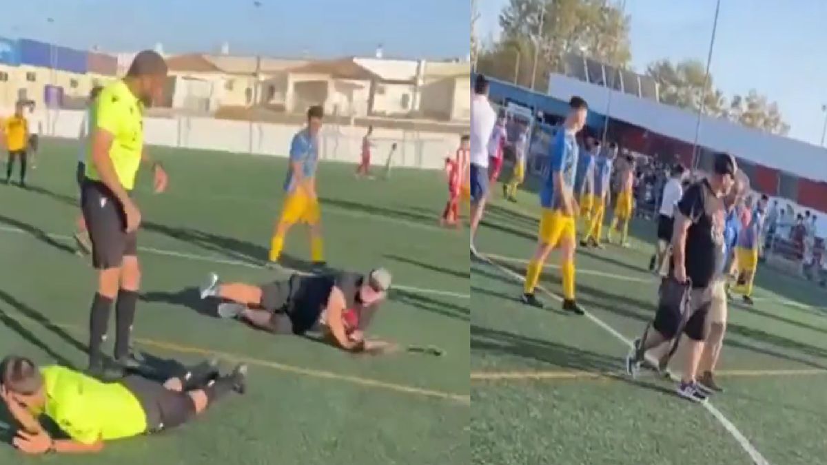 Sprzeczka w trakcie dziecięcego meczu. Na boisko wkroczył wściekły ojciec [NAGRANIE]