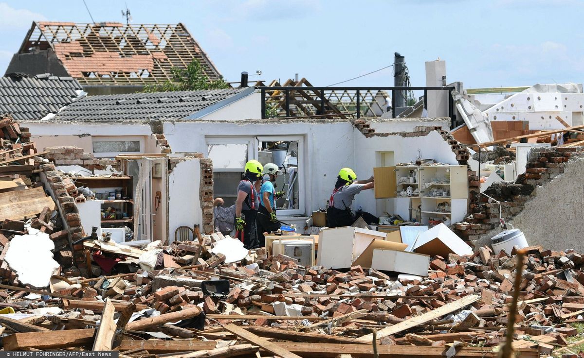 Tragedia w Czechach po przejściu tornada. Jest kolejna ofiara, to dziecko 