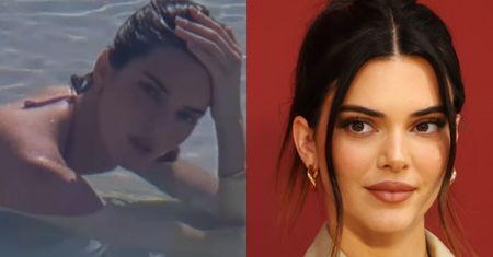 Kendall Jenner pluska się w wodzie TOPLESS