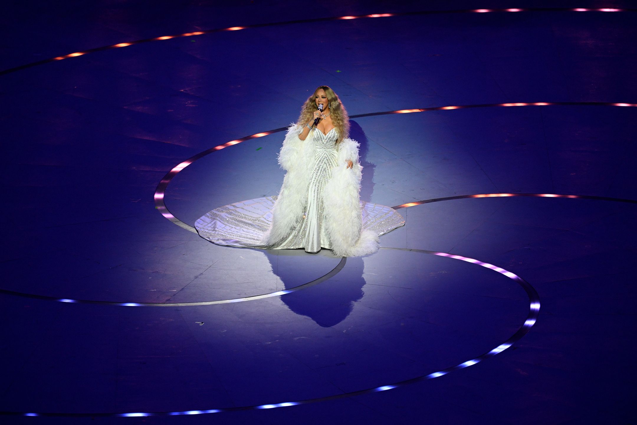 Mariah Carey na ceremonii otwarcia igrzysk olimpijskich