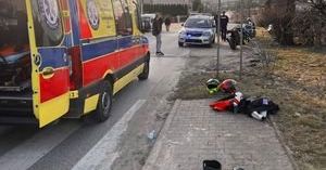 Ostrowieccy policjanci wracając ze szkolenia udzielili pomocy poszkodowanemu