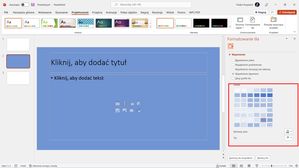 Microsoft PowerPoint, wypełnienie deseniem