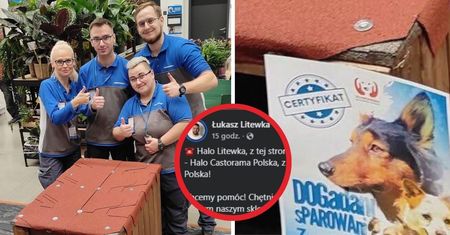 Łukasz Litewka i Castorama Polska łączą siły dla zwierząt. Pomoc, która niesie się po całym kraju!