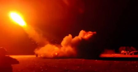 Salwa z BM-27 Uragan. Nocne uderzenie w Rosjan