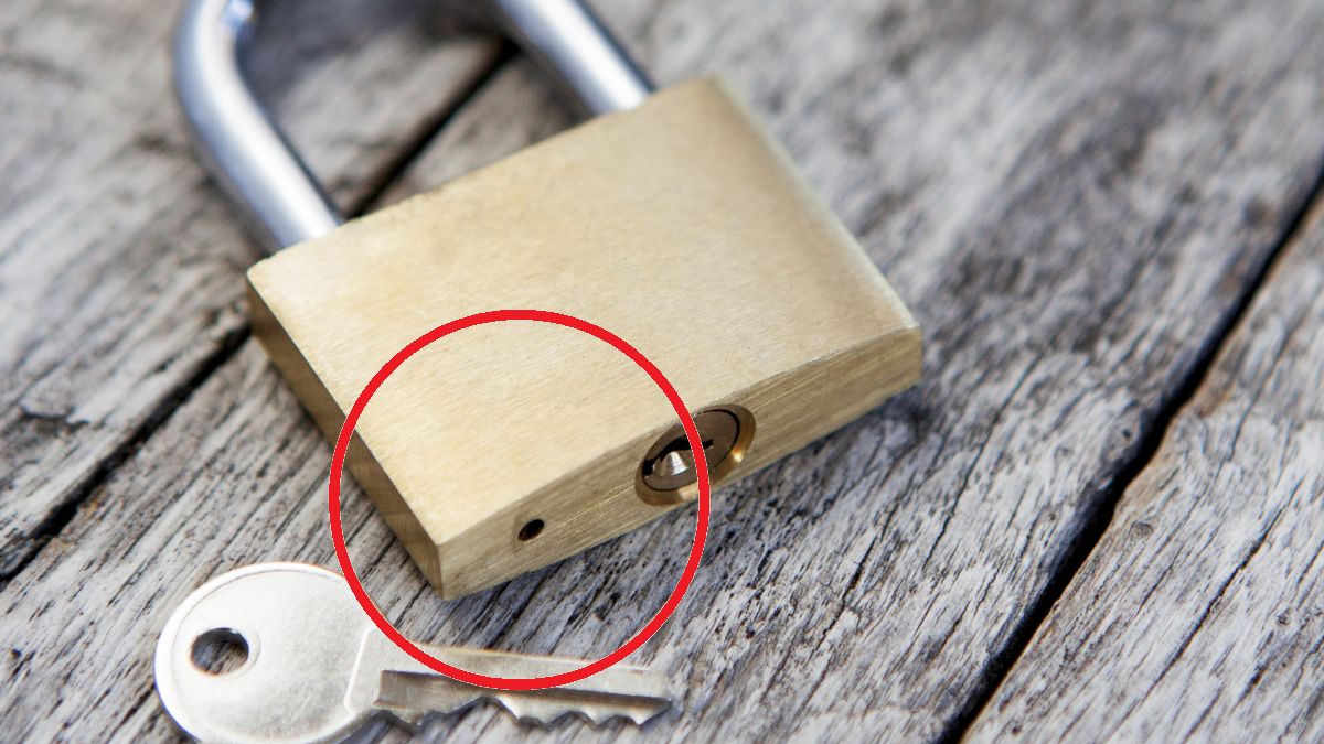 Dziurka w kłódce przydaje się szczególnie zimą