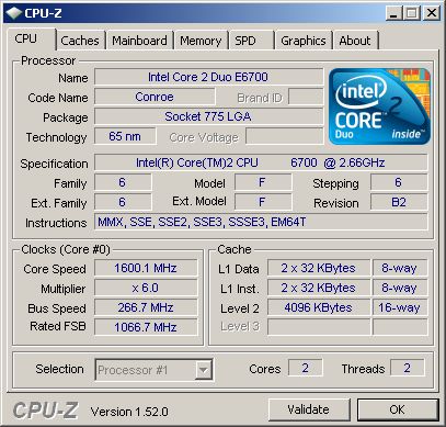CPU-Z 1.52 ze wsparciem dla nowych procesorów 2