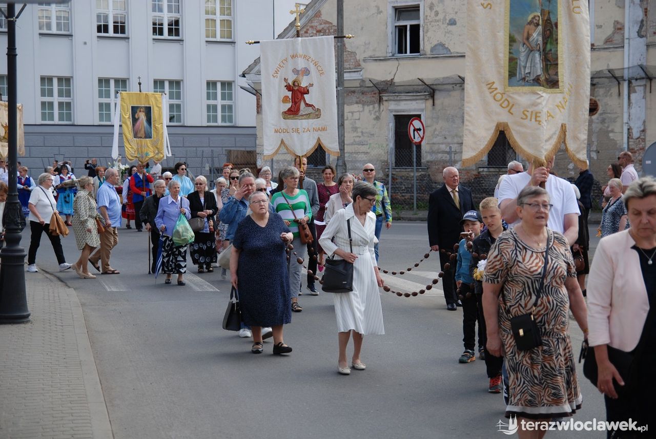 Miejska procesja Bożego Ciała 2026 we Włocławku [ZDJĘCIA]