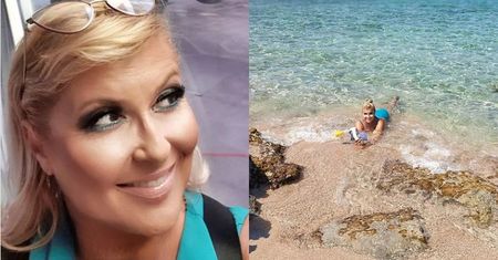 Katarzyna Skrzynecka pluska się w Morzu Śródziemnym i ogłasza: "Do Afrodyty brakuje mi już tylko AFRO" (ZDJĘCIA)