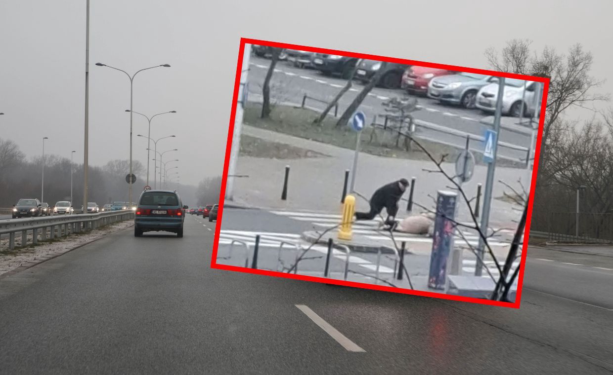 Paraliż w Warszawie. Ludzie leżą na chodnikach, autobusy są opóźnione