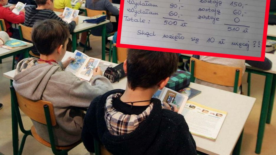 Matematyczne zadanie zakłopotało internautów. Skąd się wzięło 10 zł?