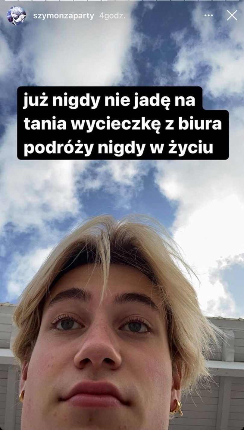 Wakacyjny dramat Szymona Zapartego