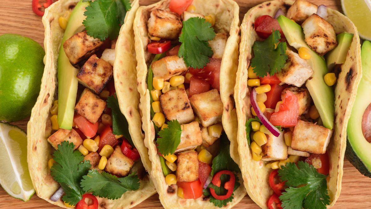 Śniadaniowe tacos z tofu