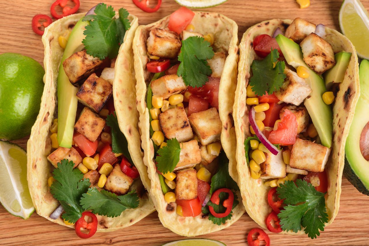 Śniadaniowe tacos z tofu