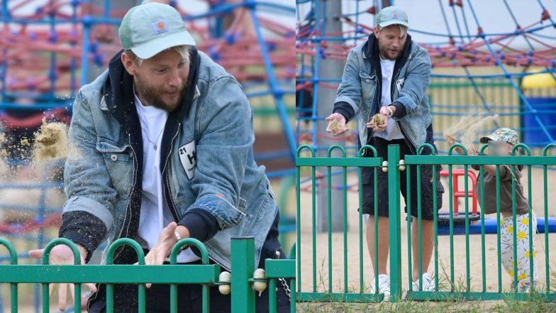 Sebastian Fabijański zajmuje się synem