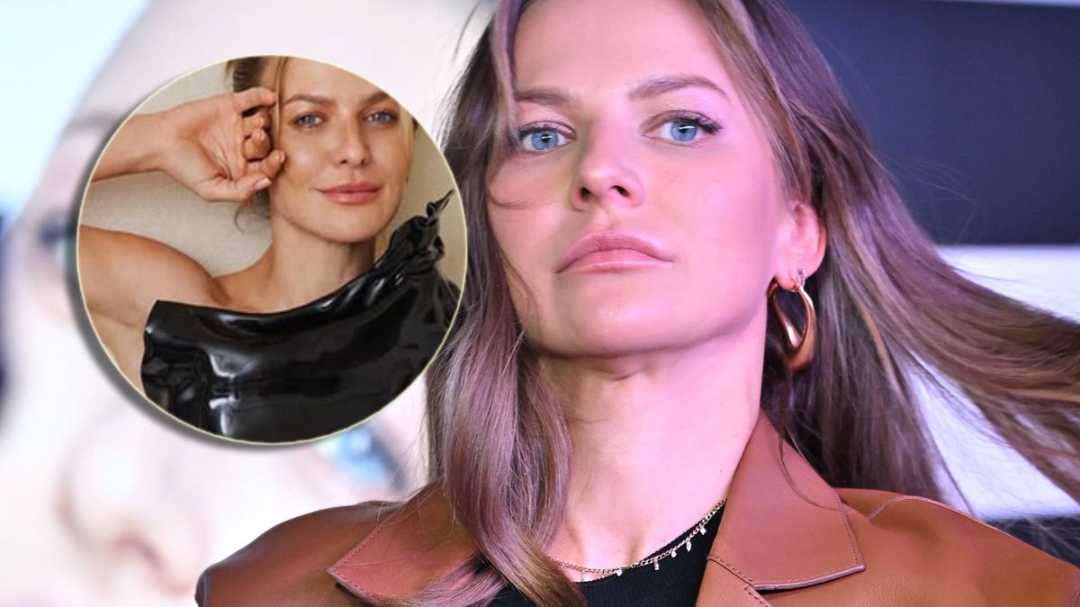 Anna Lewandowska w osobliwej stylizacji