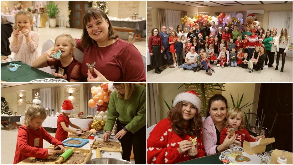 Rodzinne pieczenie pierników w Grochowalsku