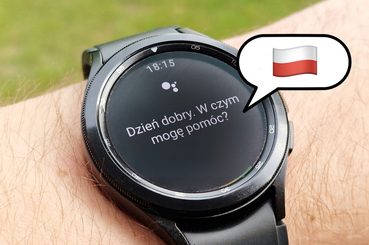 Miał nie działać, a działa. Rozmawiam z Samsungiem Galaxy Watch 4 po polsku