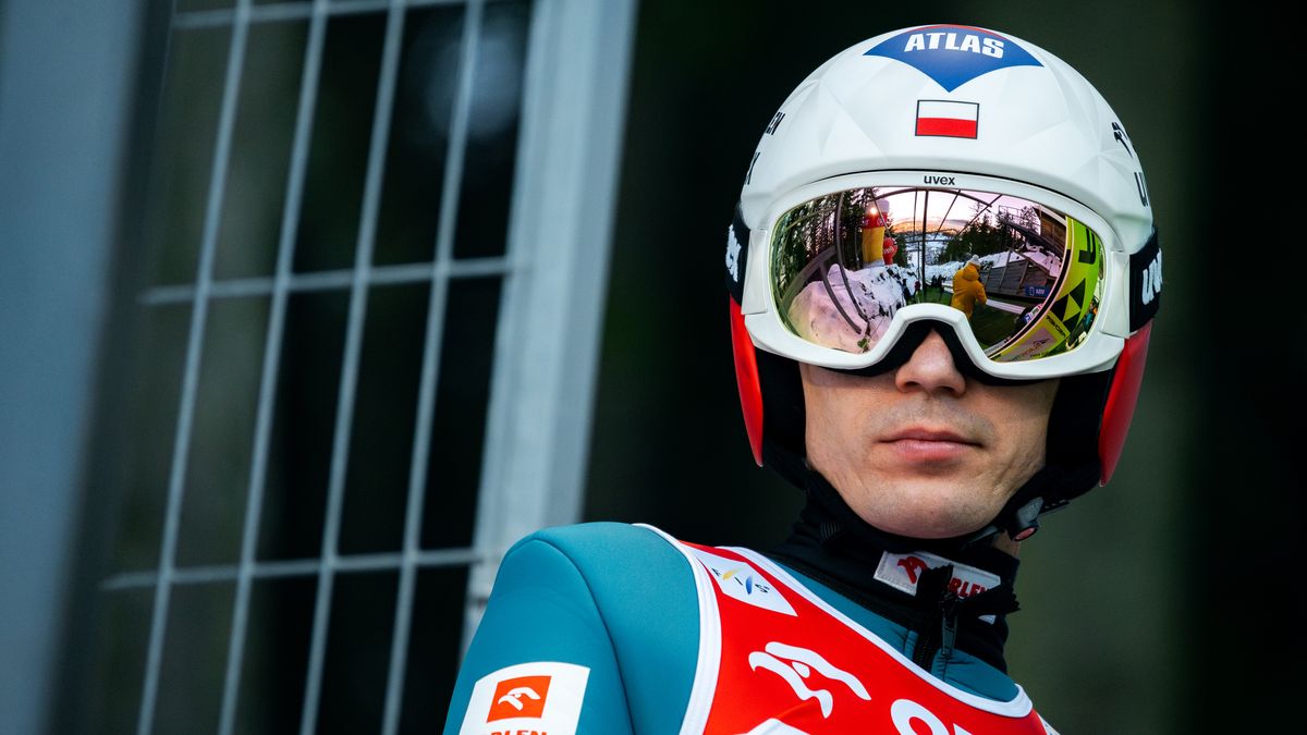 Kamil Stoch of Poland participates in the FIS Ski Jumping World Cup in Zakopane, Poland, on January 18, 2025. Day 2 is the Men's Team Large Hill HS140 competition at the Wielka Krokiew hill. (Photo by Marcin Golba/NurPhoto via Getty Images)