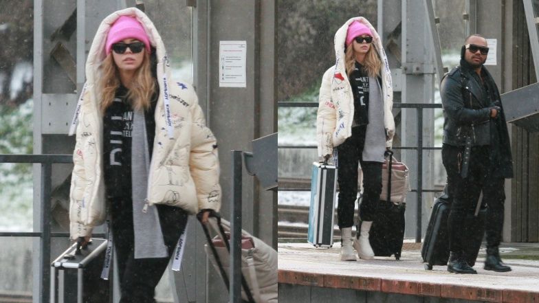 Sandra Kubicka spóźniła się na pociąg