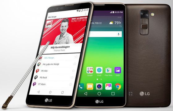 LG Stylus 2 ze wsparciem dla radia DAB+