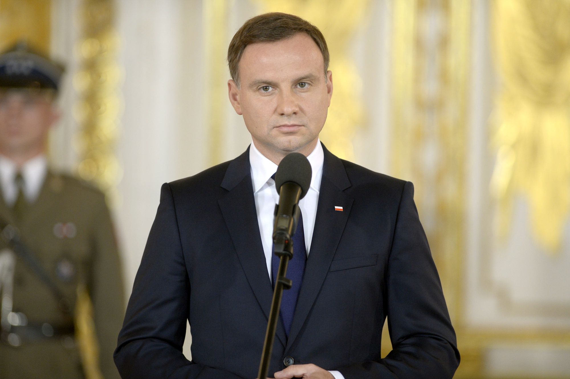 Prezydent Andrzej Duda w 2015 roku