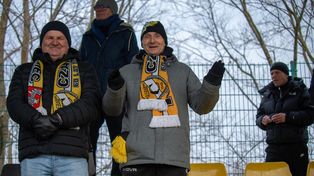 Kibice na meczu Czarni Połaniec - Pogoń Sokół Lubaczów w Betclic 3. Lidze. Zobacz zdjęcia