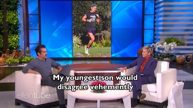 Colin Farrell opowiada o synu w wywiadzie w programie Ellen DeGeneres